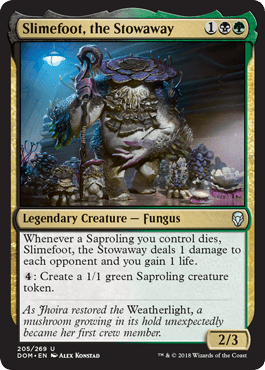 Slimefoot, the Stowaway (Dominaria) Near Mint - Nick Nack's Full Frontal Attack