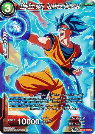 SSB Son Goku, Technique déchaînée [BT11-006] 