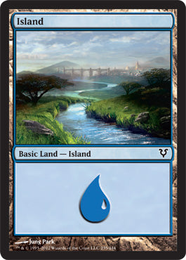 Island (235) (Avacyn Restored) Light Play