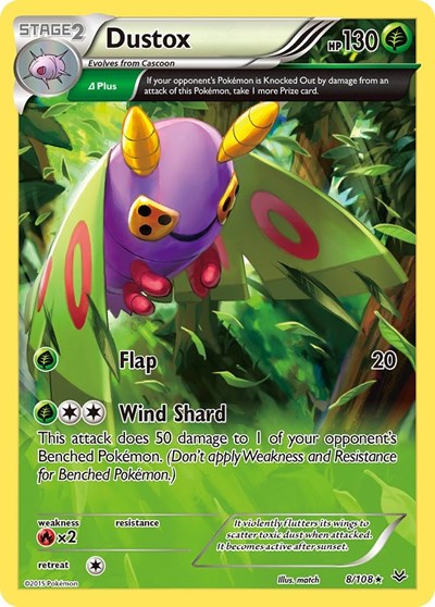 Dustox (8 Delta) (XY Roaring Skies) Light Play