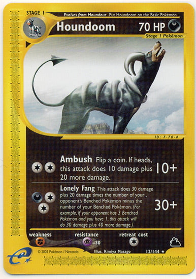 Houndoom (Skyridge) Light Play