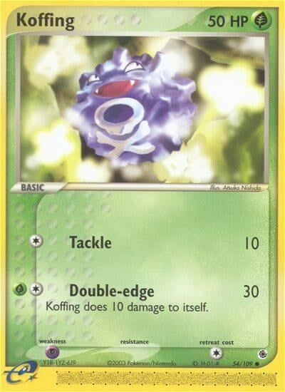 Koffing (Ruby and Sapphire) Light Play