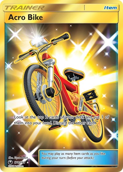 Acro Bike (Secret) (SM - Celestial Storm) Near Mint Holofoil