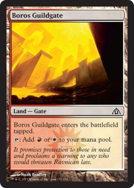 Boros Guildgate (Dragon's Maze) Near Mint - Nick Nack's Full Frontal Attack