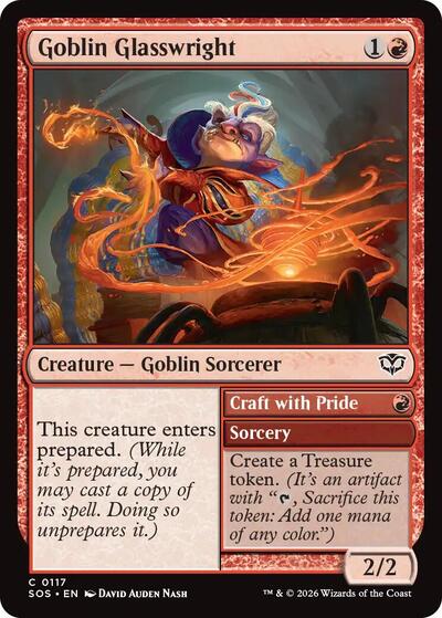 Goblin Glasswright (Secrets of Strixhaven) Near Mint - Nick Nack's Full Frontal Attack