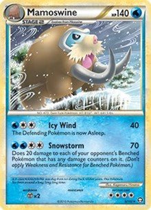 Mamoswine - 5 (Deck Exclusives) Light Play - Nick Nack's Full Frontal Attack