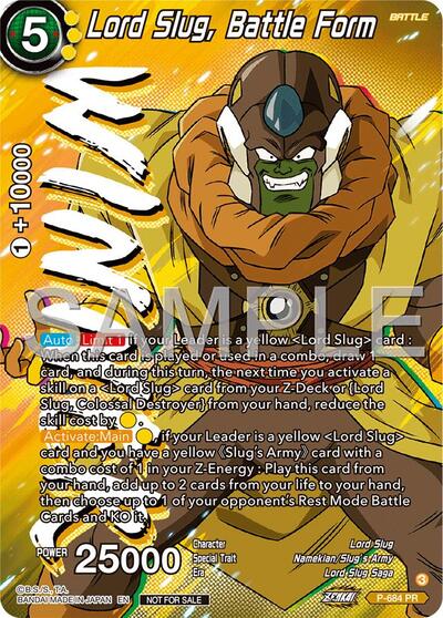 Lord Slug, Battle Form (Tournament Pack Vol.12) (Winner) (Tournament Promotion Cards) Near Mint Foil