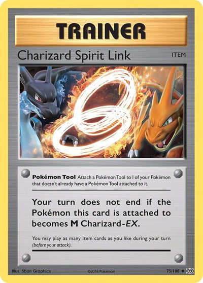 Charizard Spirit Link (XY - Evolutions) Near Mint Reverse Holofoil
