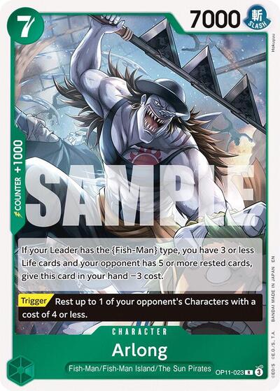 Arlong (A Fist of Divine Speed) Near Mint Foil