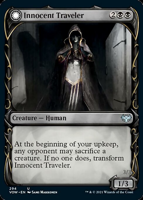 Innocent Traveler / Malicious Invader (Showcase) (Innistrad: Crimson Vow) Near Mint