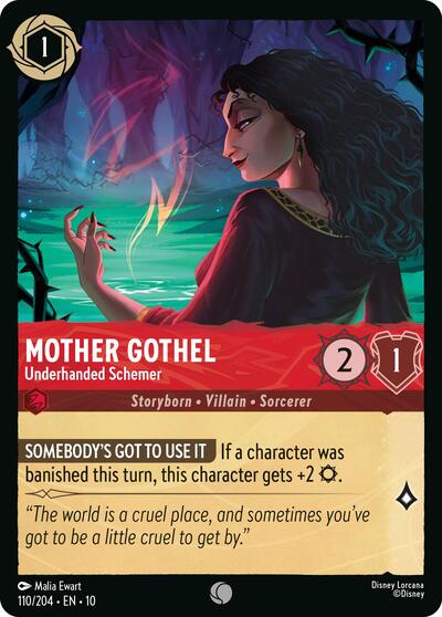 Mother Gothel - Underhanded Schemer (Whispers in the Well) Near Mint - Nick Nack's Full Frontal Attack