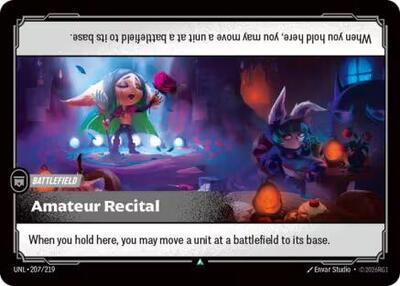 Amateur Recital (Unleashed) Near Mint
