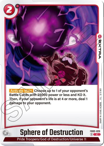 Sphere of Destruction (Raging Roar) Near Mint