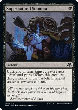 Supernatural Stamina (Magic Game Night: Free-For-All) Near Mint