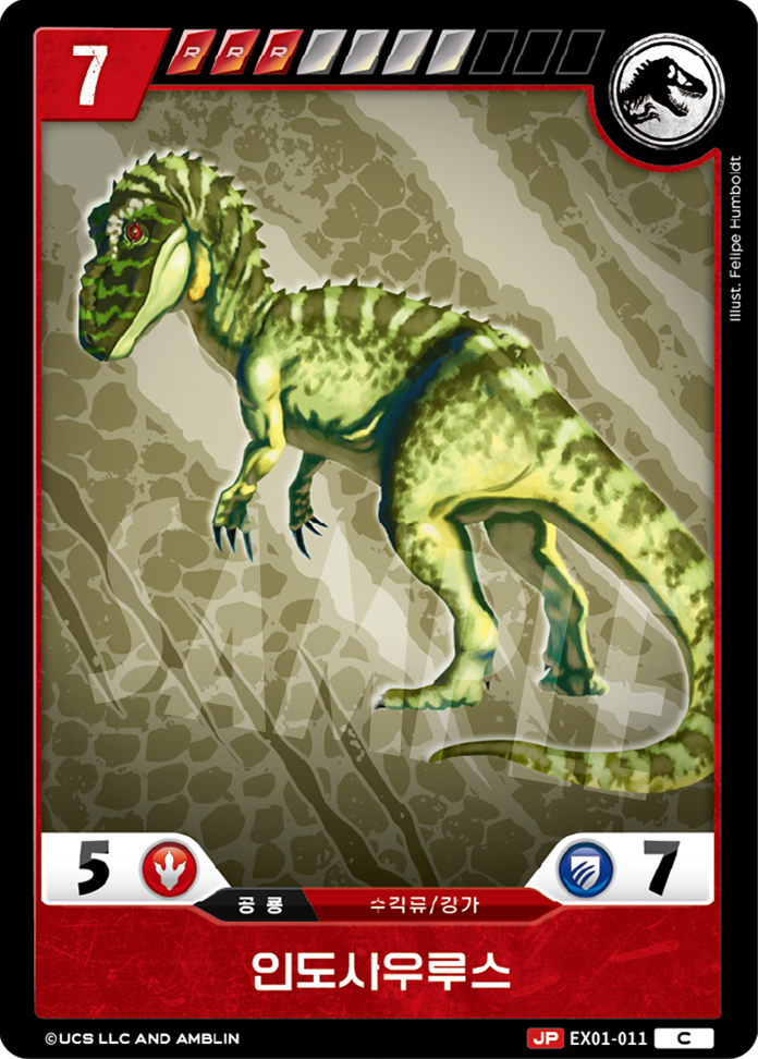 Indosaurus [EX01-011] (Raptor Strike - C)