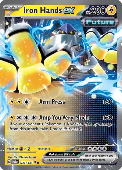 Iron Hands ex - 031 (SV: Prismatic Evolutions) Near Mint Holofoil