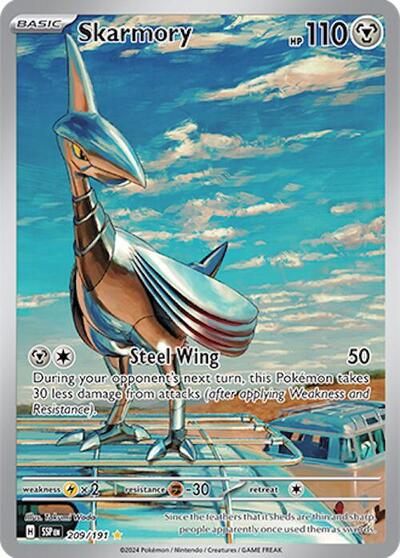 Skarmory - 209 (SV08: Surging Sparks) Near Mint Holofoil