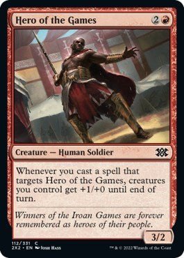 Hero of the Games (Double Masters 2022) Near Mint Foil - Nick Nack's Full Frontal Attack