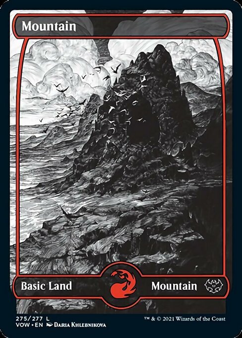 Mountain (275) (Innistrad: Crimson Vow) Near Mint - Nick Nack's Full Frontal Attack