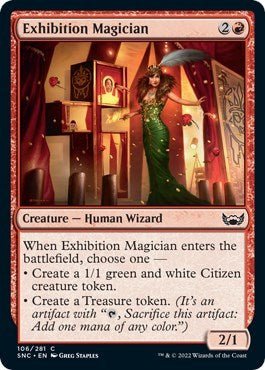 Exhibition Magician (Streets of New Capenna) Near Mint - Nick Nack's Full Frontal Attack