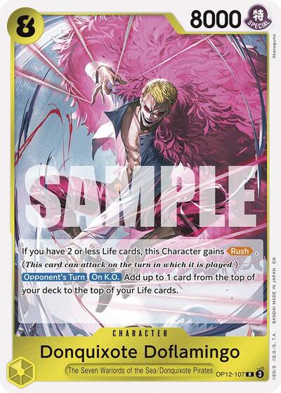 Donquixote Doflamingo (Legacy of the Master) Near Mint Foil - Nick Nack's Full Frontal Attack