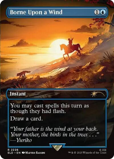 Borne Upon a Wind (Secret Lair) Near Mint - Nick Nack's Full Frontal Attack
