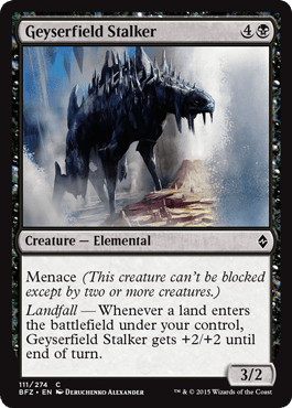 Geyserfield Stalker (Battle for Zendikar) Near Mint - Nick Nack's Full Frontal Attack