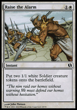 Raise the Alarm (Duel Decks: Elspeth vs Tezzeret) Near Mint