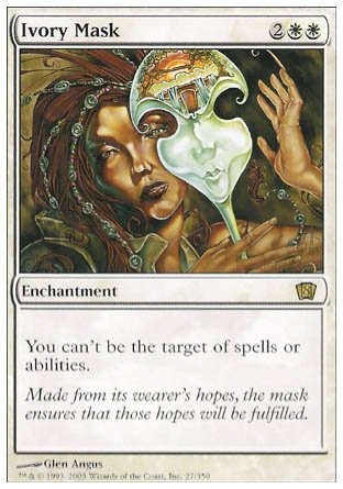 Ivory Mask (8th Edition) Near Mint - Nick Nack's Full Frontal Attack