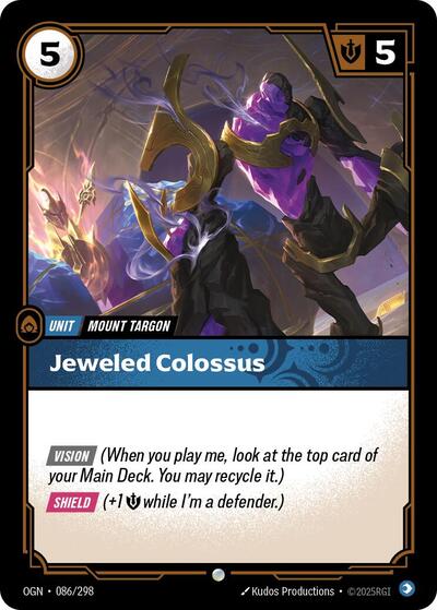 Jeweled Colossus (Origins) Near Mint - Nick Nack's Full Frontal Attack