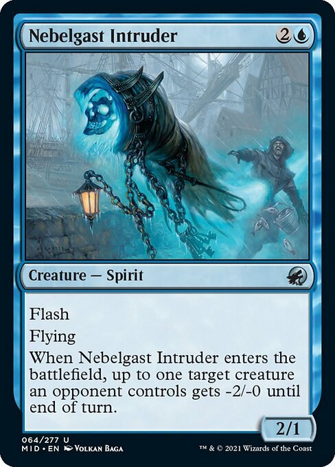 Nebelgast Intruder (Innistrad: Midnight Hunt) Near Mint - Nick Nack's Full Frontal Attack