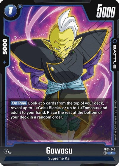 Gowasu FB01-040 (Awakened Pulse) Near Mint
