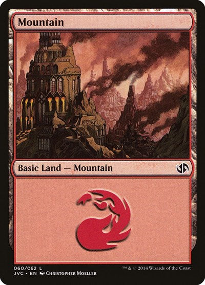 Mountain (60) (Jace vs Chandra) (Duel Decks: Anthology) Near Mint