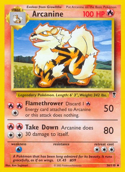 Arcanine (Legendary Collection) Light Play