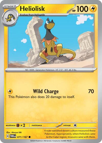 Heliolisk - 071 (SV06: Twilight Masquerade) Near Mint Reverse Holofoil - Nick Nack's Full Frontal Attack