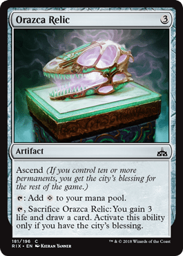 Orazca Relic (Rivals of Ixalan) Near Mint - Nick Nack's Full Frontal Attack
