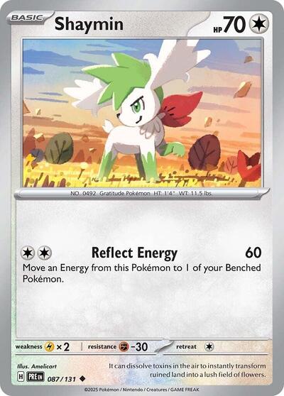 Shaymin (SV: Prismatic Evolutions) Near Mint