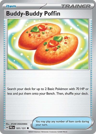 Buddy - Buddy Poffin (SV: Prismatic Evolutions) Near Mint - Nick Nack's Full Frontal Attack