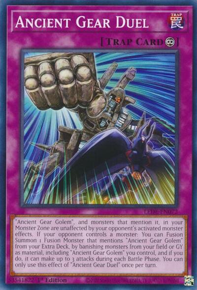 Ancient Gear Duel (Legacy of Destruction) Near Mint 1st Edition - Nick Nack's Full Frontal Attack