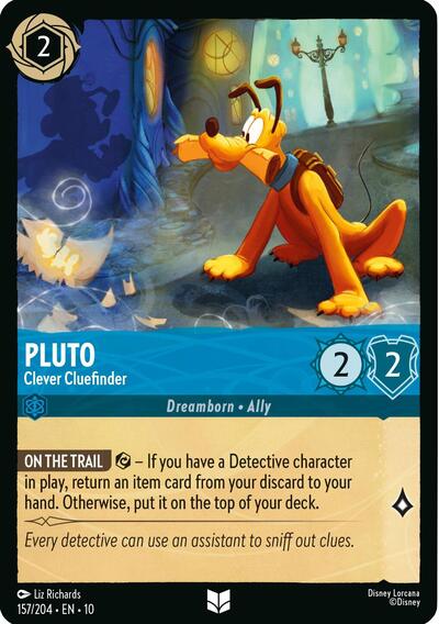 Pluto - Clever Cluefinder (Whispers in the Well) Near Mint - Nick Nack's Full Frontal Attack