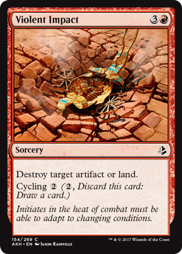 Violent Impact (Amonkhet) Near Mint