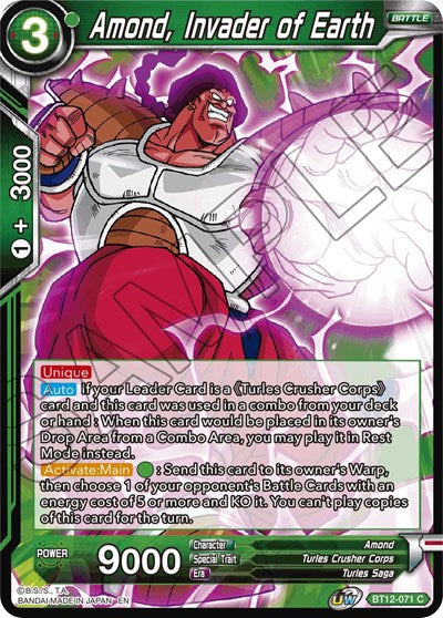 Amond, Invader of Earth (Vicious Rejuvenation) Near Mint