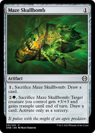 Maze Skullbomb (Phyrexia: All Will Be One) Near Mint - Nick Nack's Full Frontal Attack