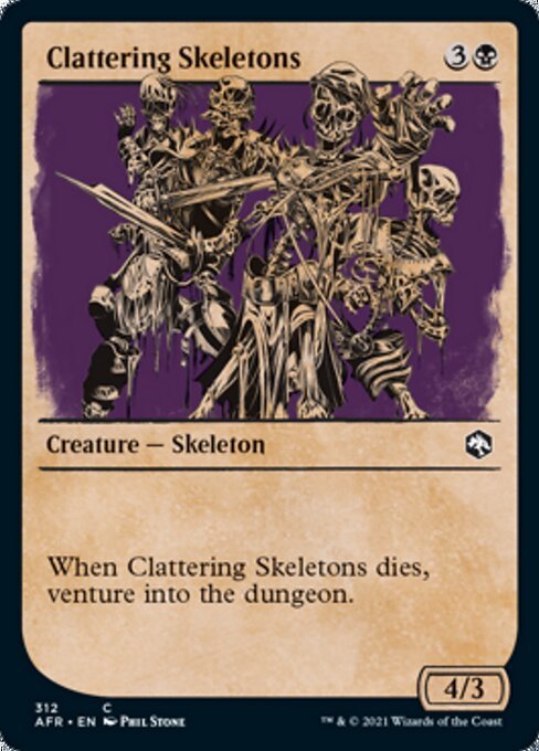 Clattering Skeletons (Showcase) (Adventures in the Forgotten Realms) Near Mint - Nick Nack's Full Frontal Attack