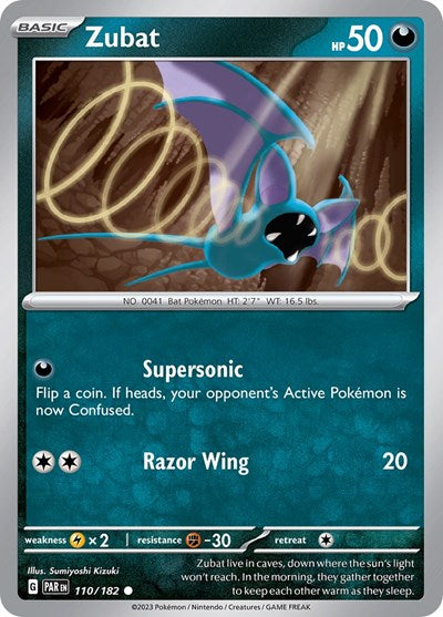 Zubat (Scarlet and Violet: Paradox Rift) Near Mint