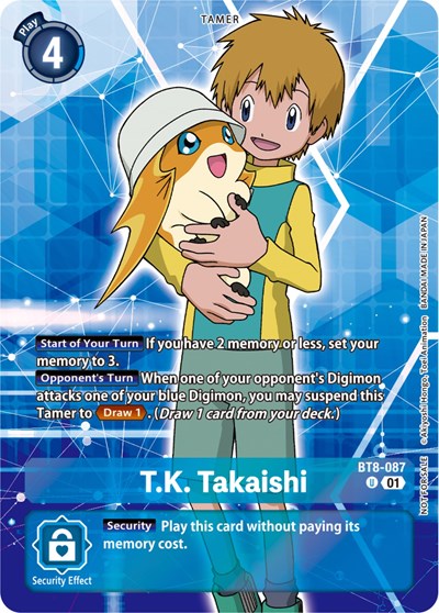 T.K. Takaishi (Tamer Party Pack -The Beginning-) (New Awakening) Near Mint Foil
