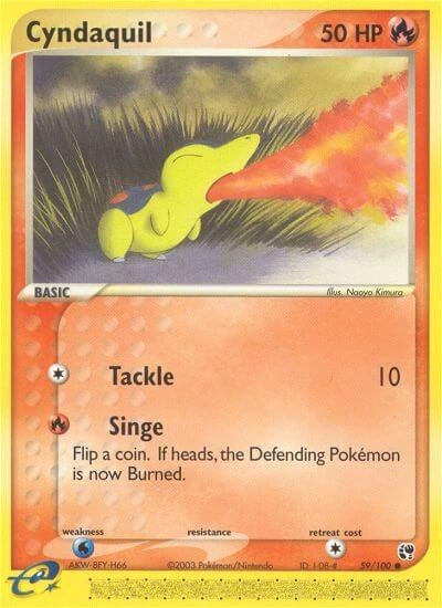 Cyndaquil (Sandstorm) Damaged / Poor