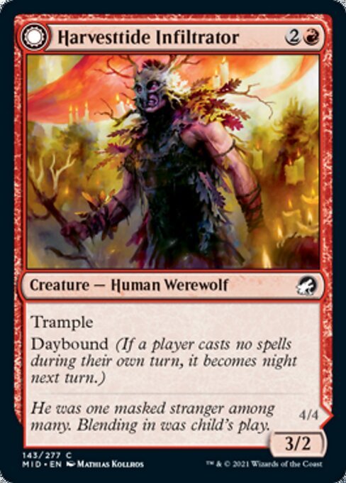 Harvesttide Infiltrator / Harvesttide Assailant (Innistrad: Midnight Hunt) Near Mint - Nick Nack's Full Frontal Attack