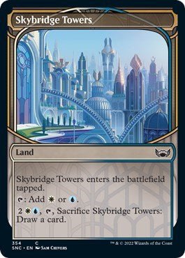 Skybridge Towers (Showcase) (Streets of New Capenna) Near Mint - Nick Nack's Full Frontal Attack