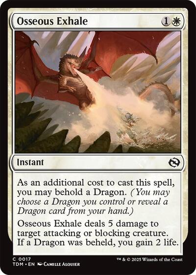 Osseous Exhale (Tarkir: Dragonstorm) Near Mint